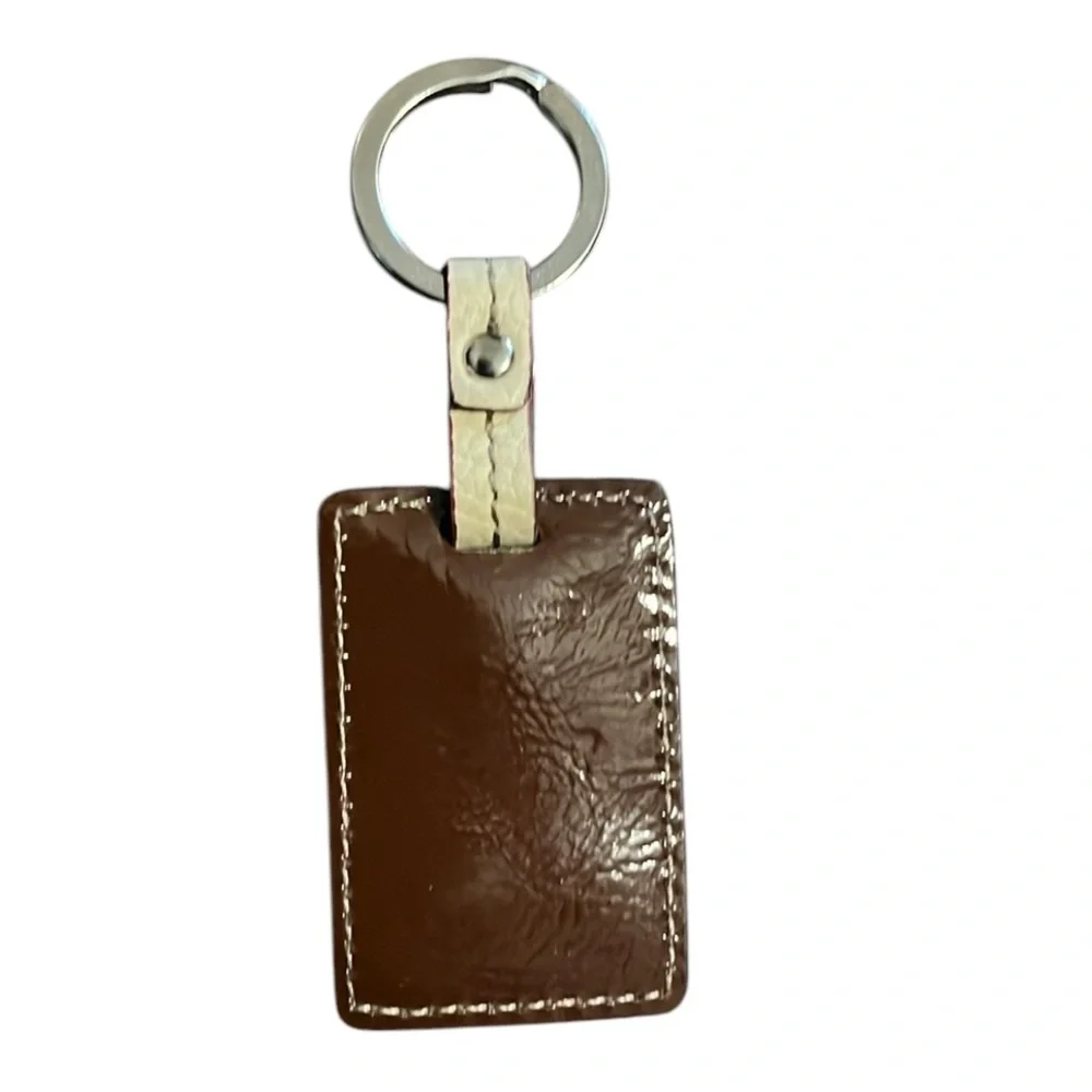 Tignanello Brown and Silver Key Holder